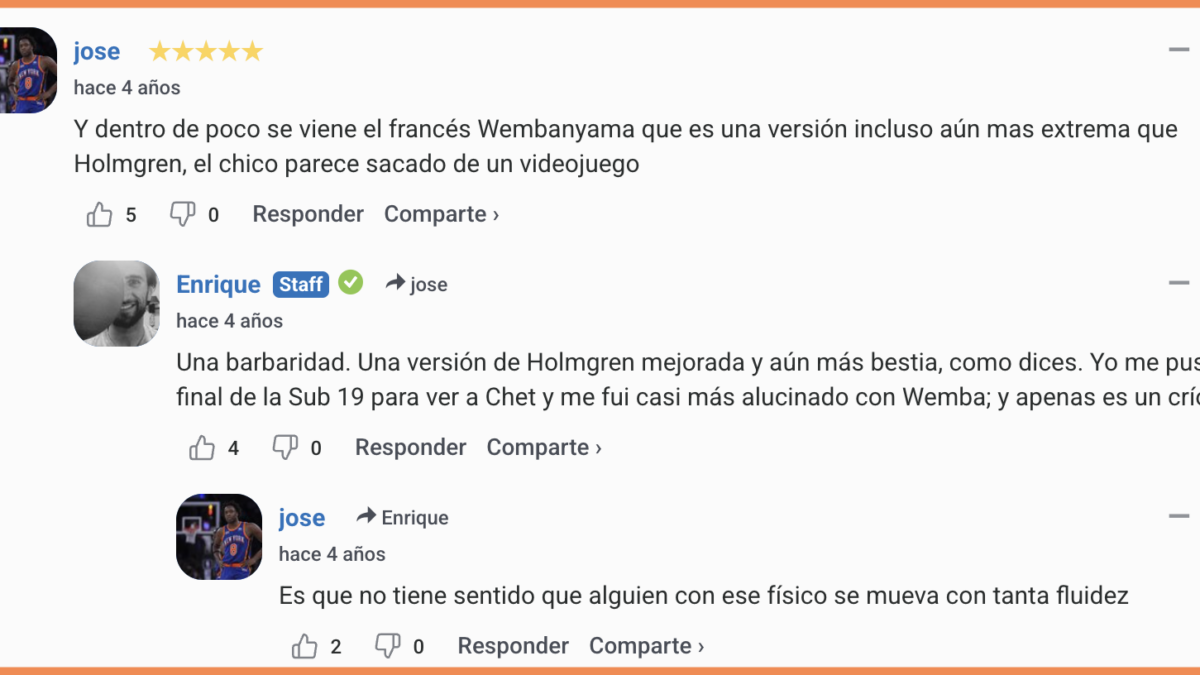 Wembanyama vs Holmgren: una rivalidad de época antes de tiempo