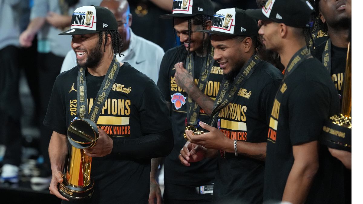 Jalen Brunson, MVP de la Copa NBA 2025