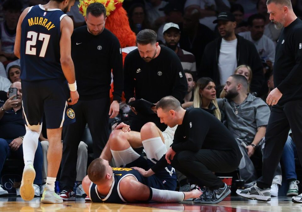 Alarma en Denver: Jokic sufre una lesión de rodilla