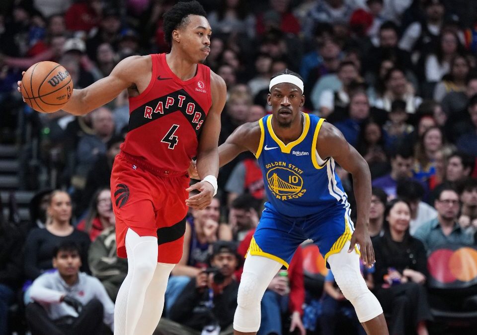 La noche de Scottie Barnes: récord, triple-doble y victoria