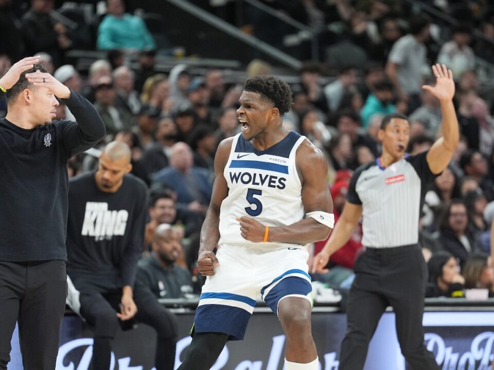 Los Spurs tumban el récord de Anthony Edwards