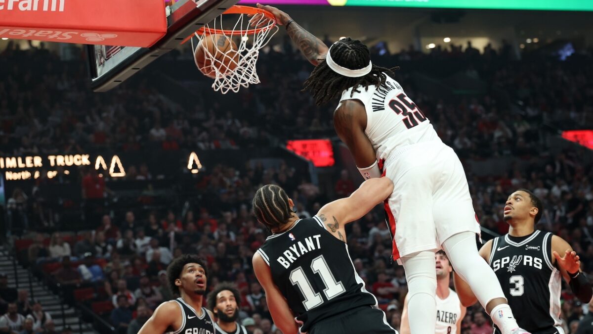 Robert Williams III sigue en Portland: 3 años y 44 millones