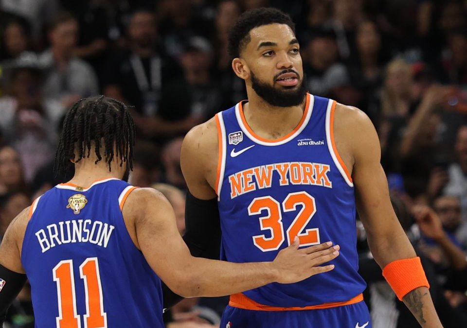 Karl-Anthony Towns, durante las Finales NBA de 2026.